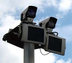 sección de módulo de disparo de radar