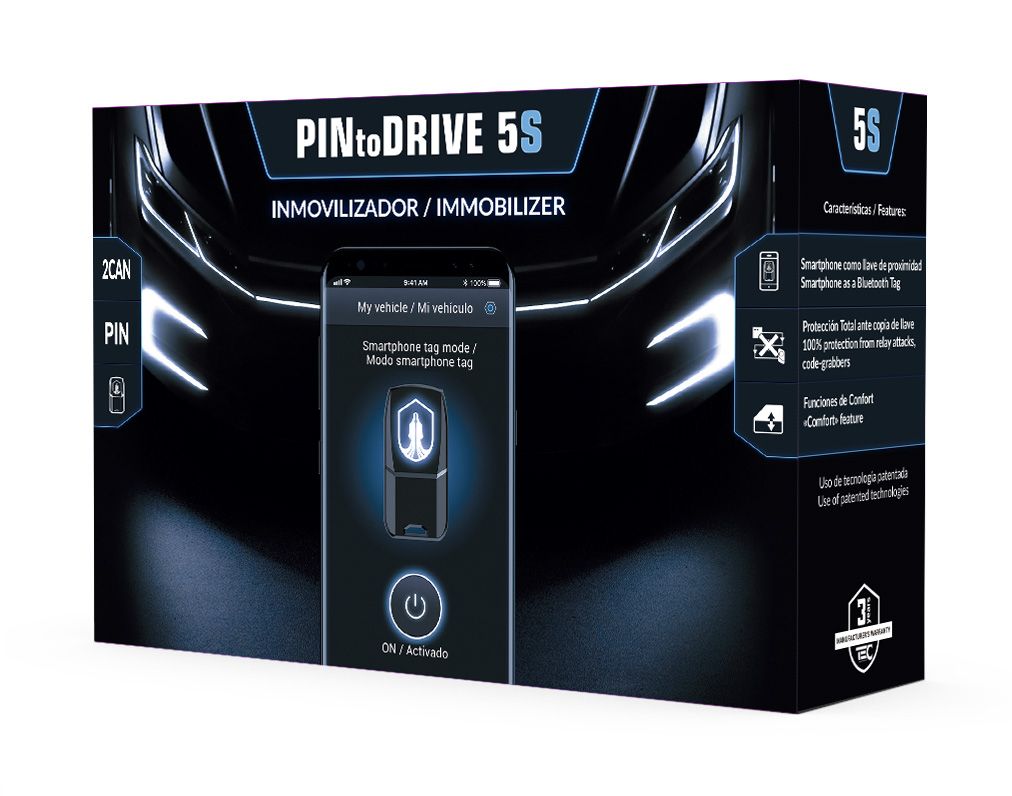 Inmovilizador antirrobo digital Pintodrive por canbus