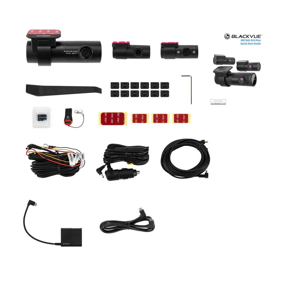 blackvue-dr750x-3ch-plus-dash-cam-contenido pack